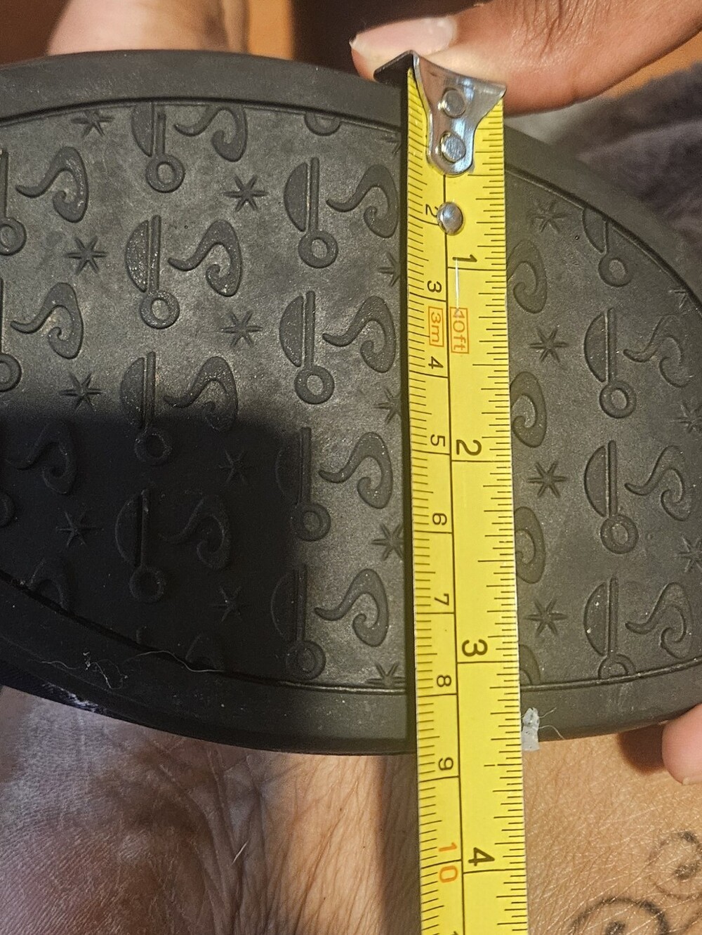 Women's Red and Black Skull Mary Jane Flats - Picture 3 of 3